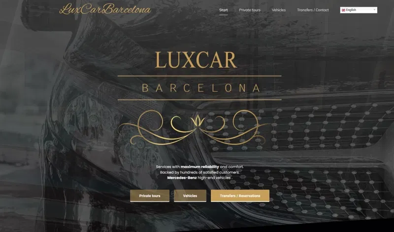 exemple disseny luxcar barcelona